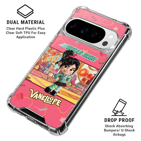 Disney Wreck-it Ralph Vanellope Sugar Rush Google Pixel 10 Pro XL Clear Case